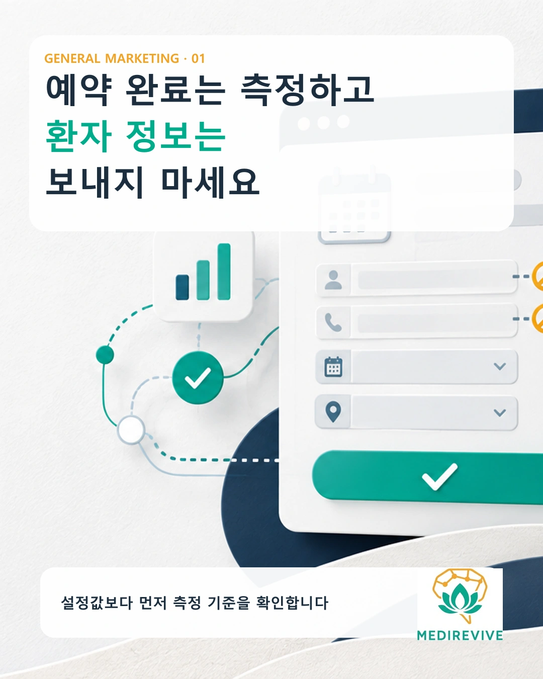 병원 예약 폼 전환 측정 단계