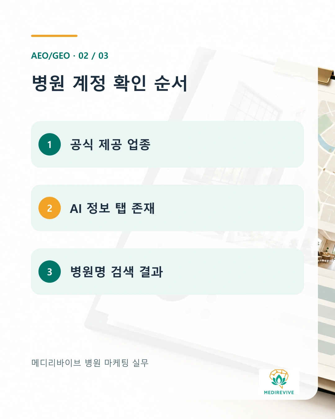 병원 플레이스 AI 브리핑 등록 방법? 현재 대상 업종부터 확인하세요 2 병원 플레이스 AI 브리핑 점검 카드 2